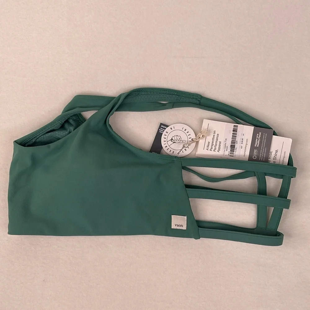 Vuori Yosemite Bra Cactus Size Large NWT - Picture 3 of 7
